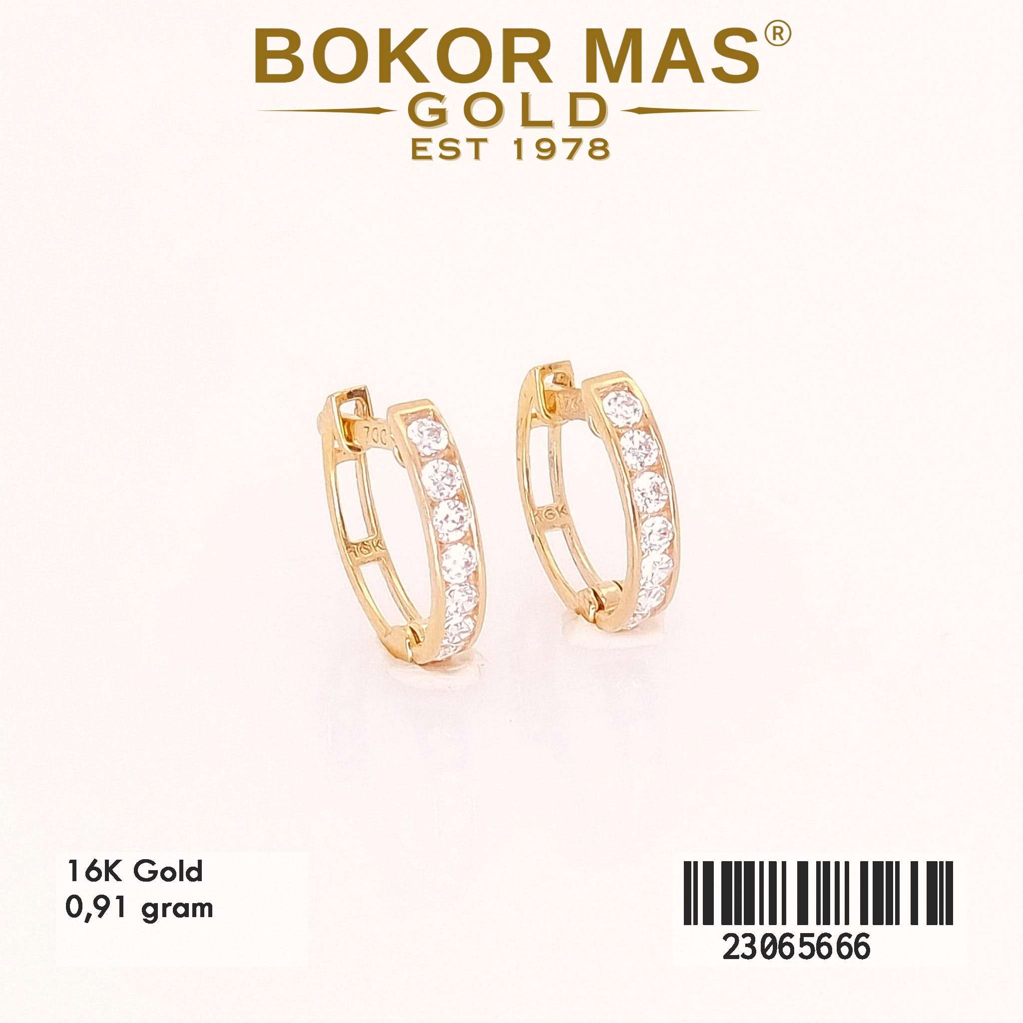 Anting Klip Variasi Permata - 23065666 - 16K
