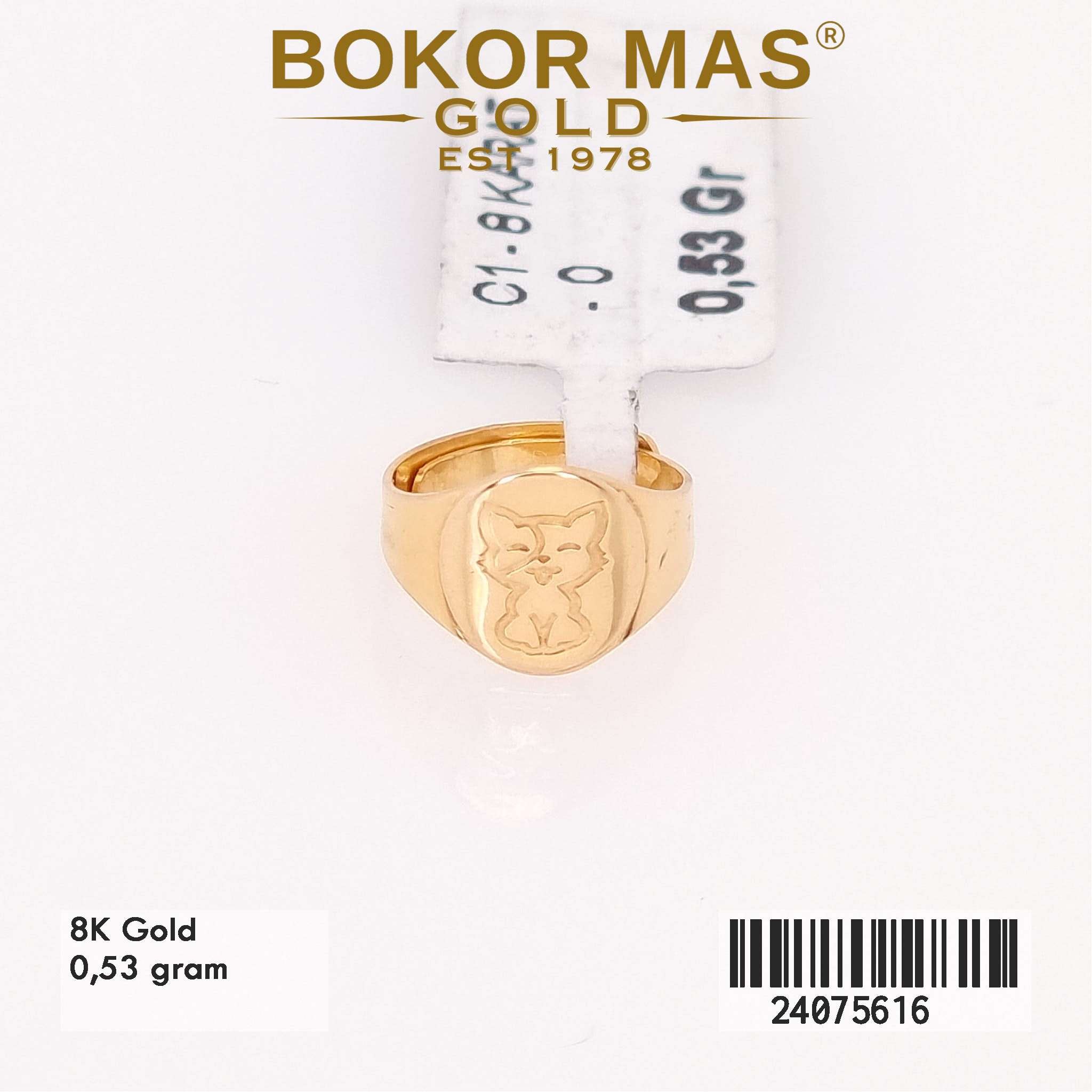 Cincin Anak Ongsrot Variasi Tanpa Permata - 24075616 - 8K