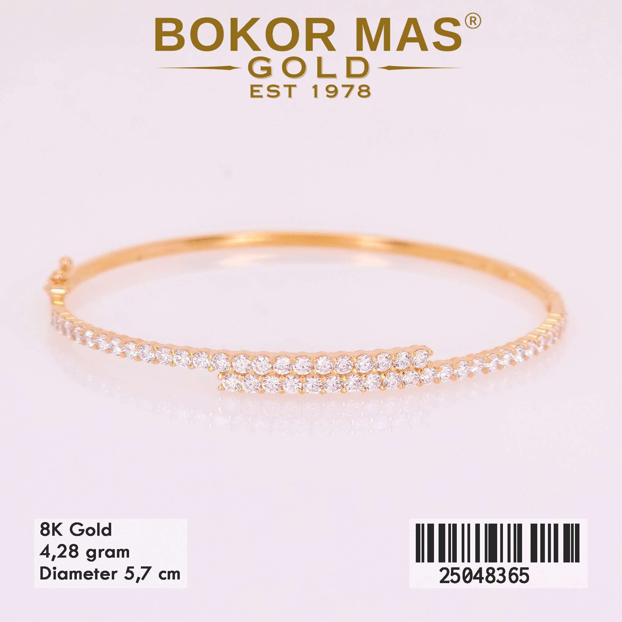 Gelang Kaku Variasi Permata - 25048365 - 8K