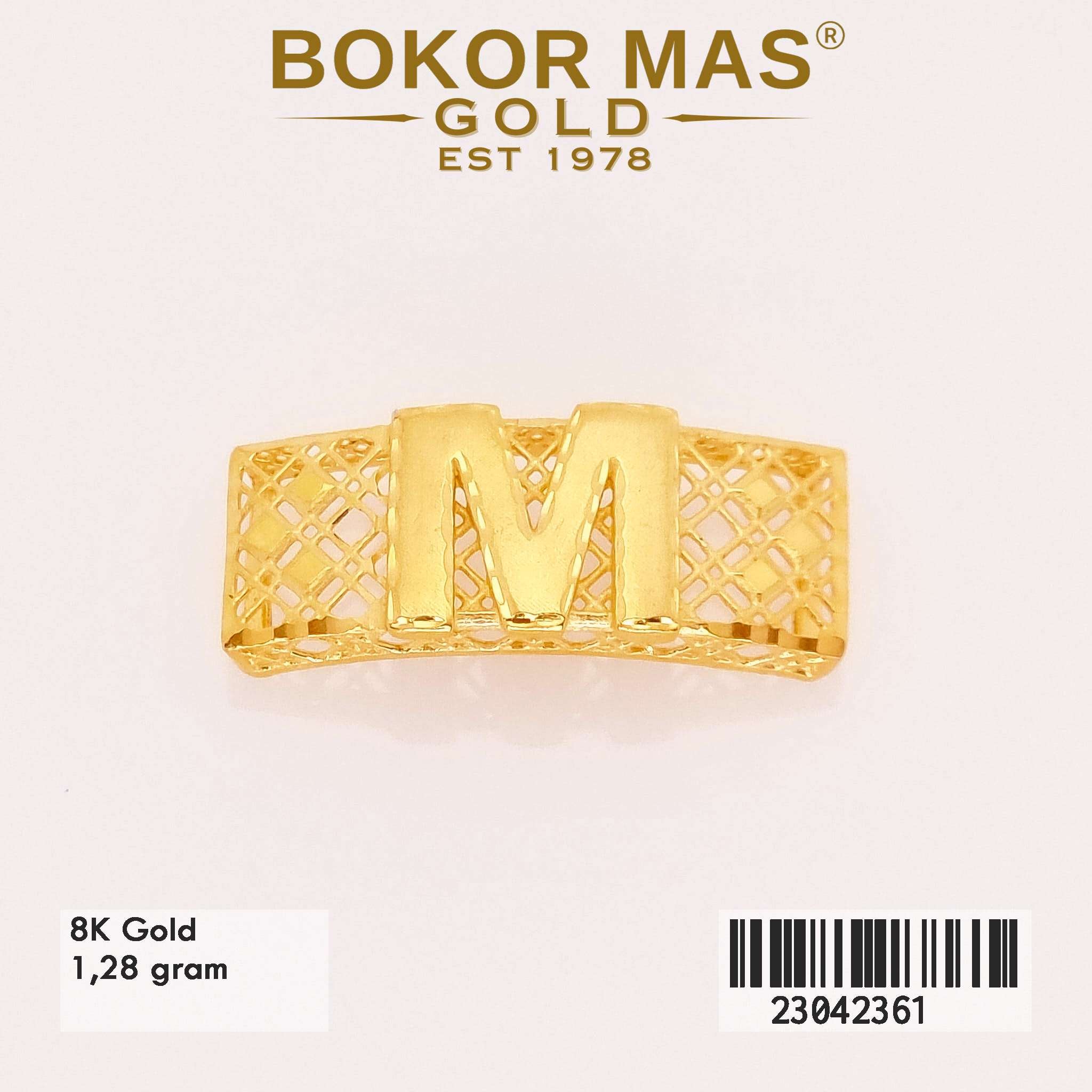 Charm Rolex Huruf M - 23042361 - 8K