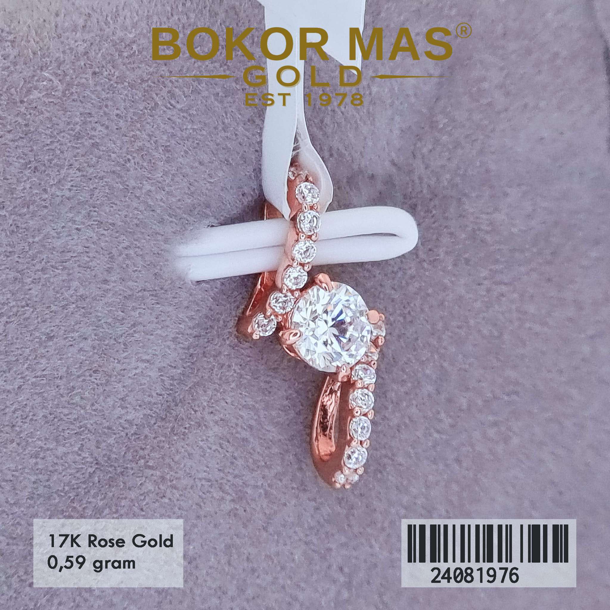 Liontin Variasi Permata Putih - 24081976 - 17K