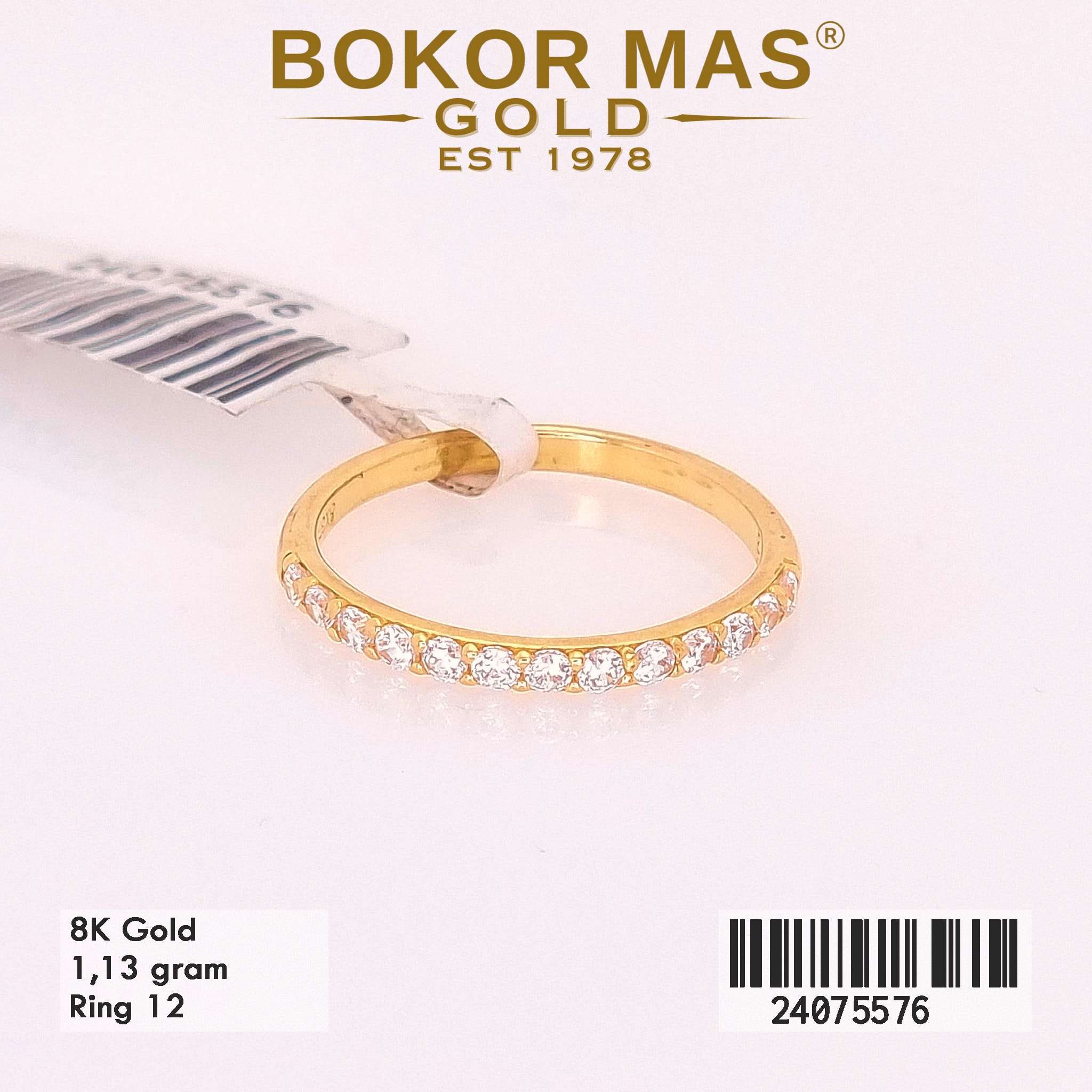 Cincin Variasi Listring Permata - 24075576 - 8K