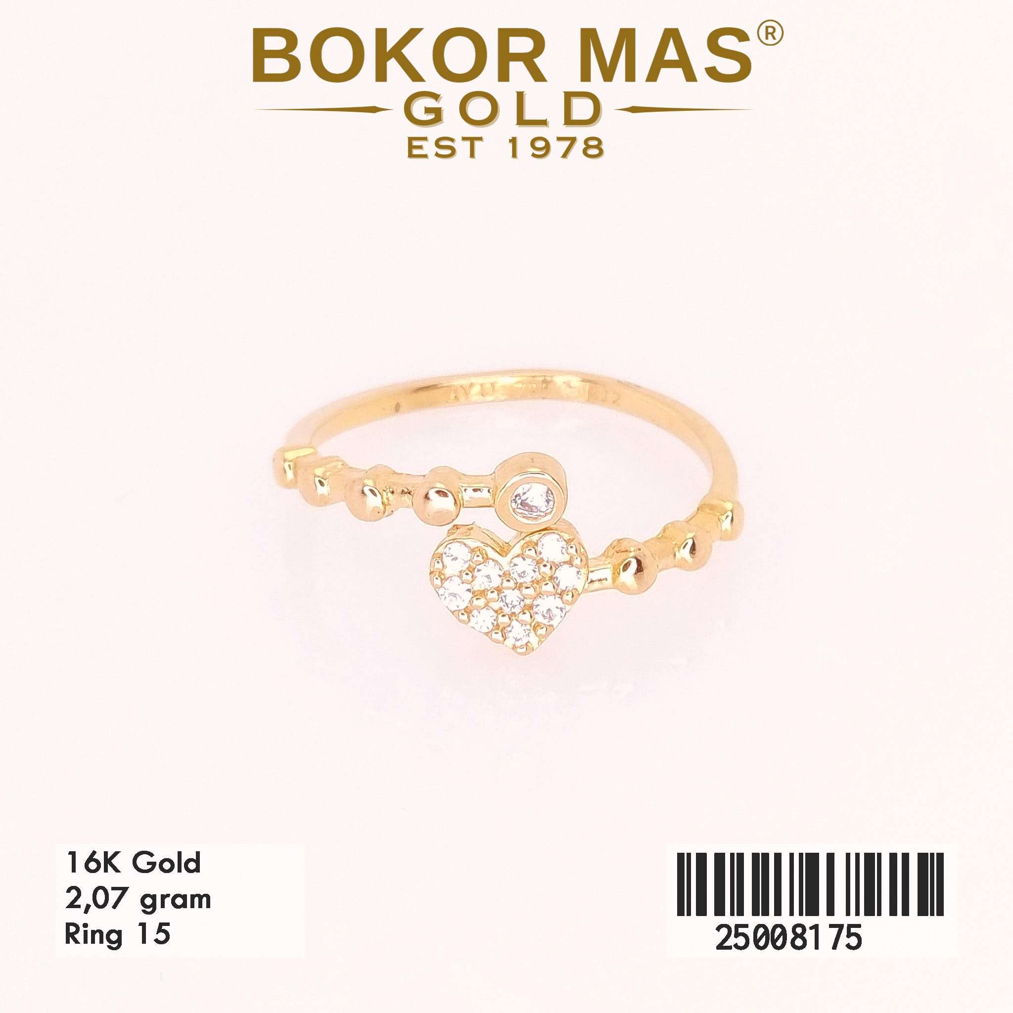 Cincin Variasi Permata Hati - 25008175 - 16K