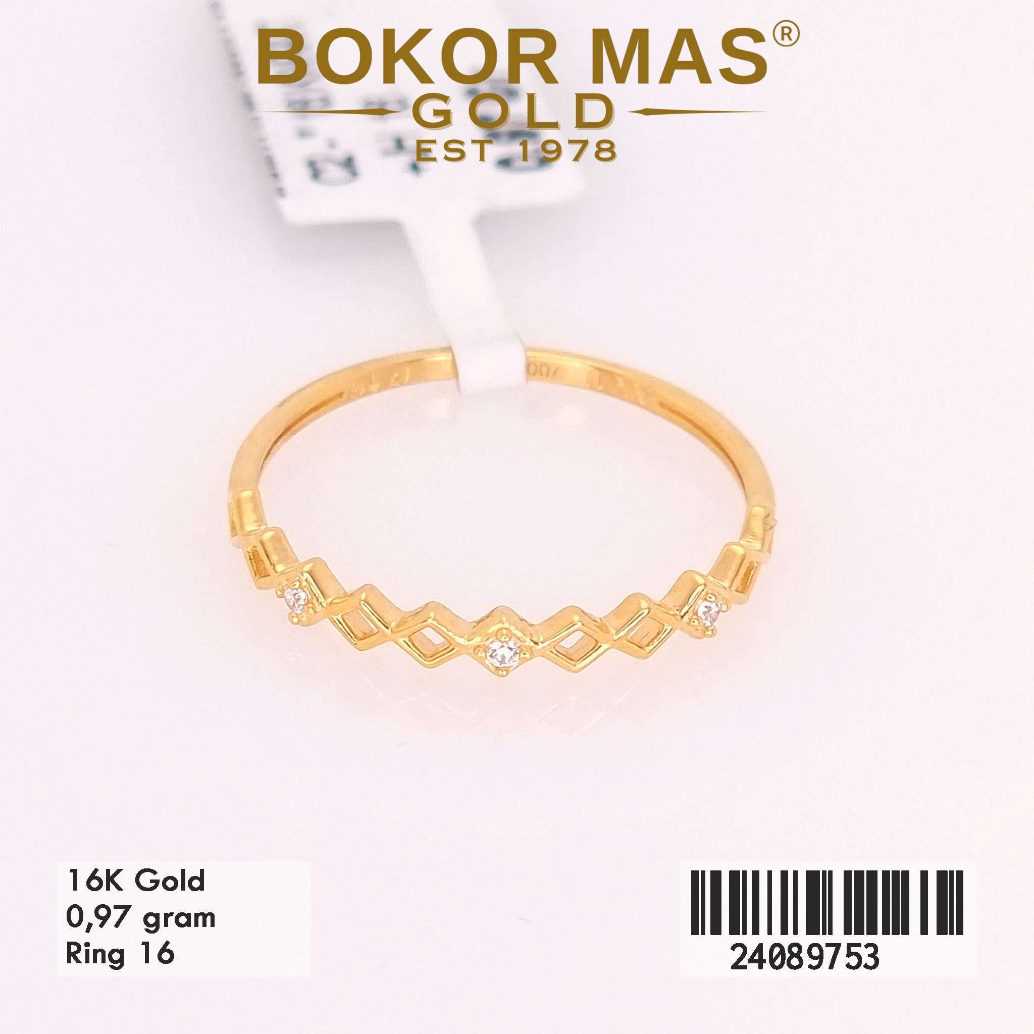 Cincin Variasi Permata - 24089753 - 16K