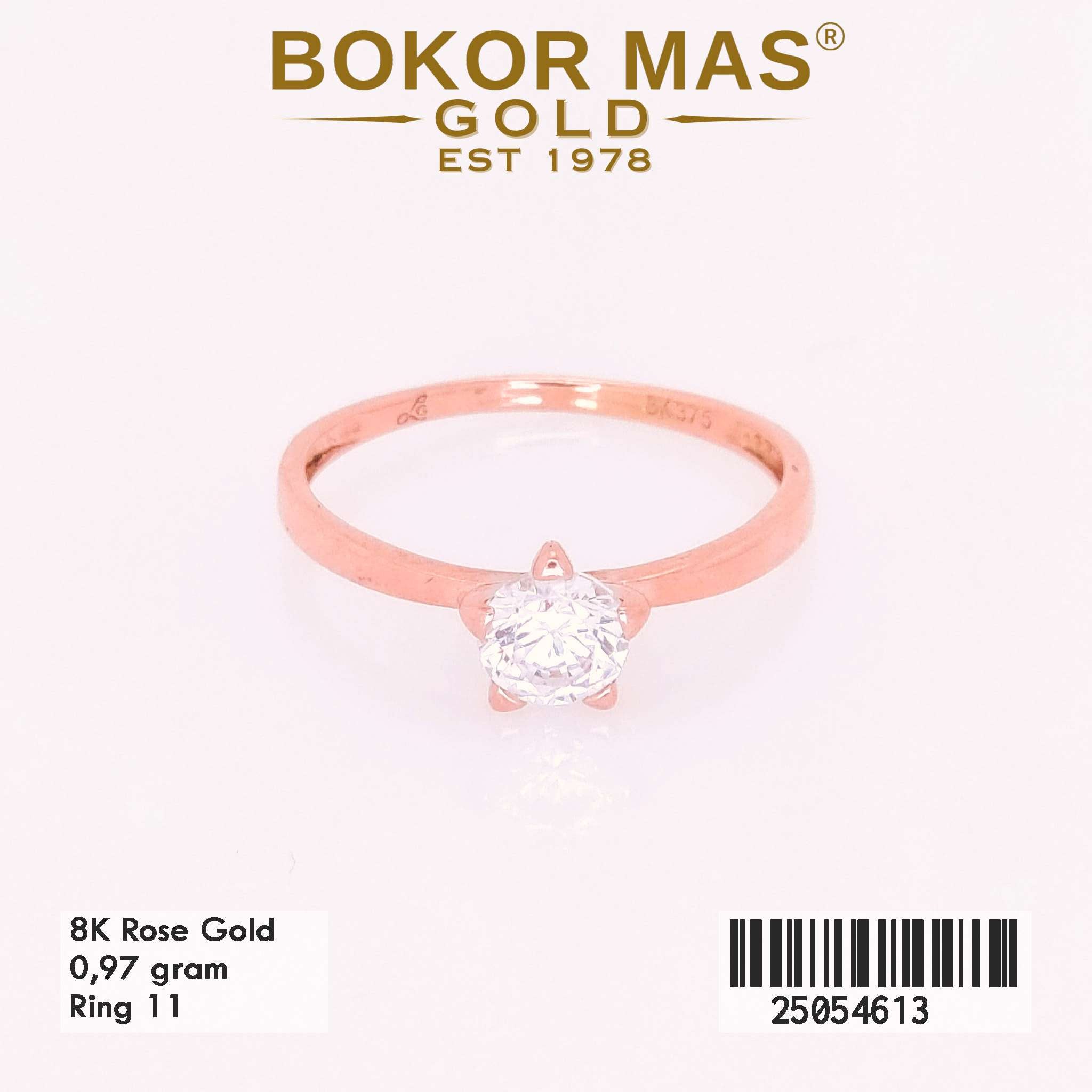 Cincin Emas Variasi Soliter - 25054613 - 8K