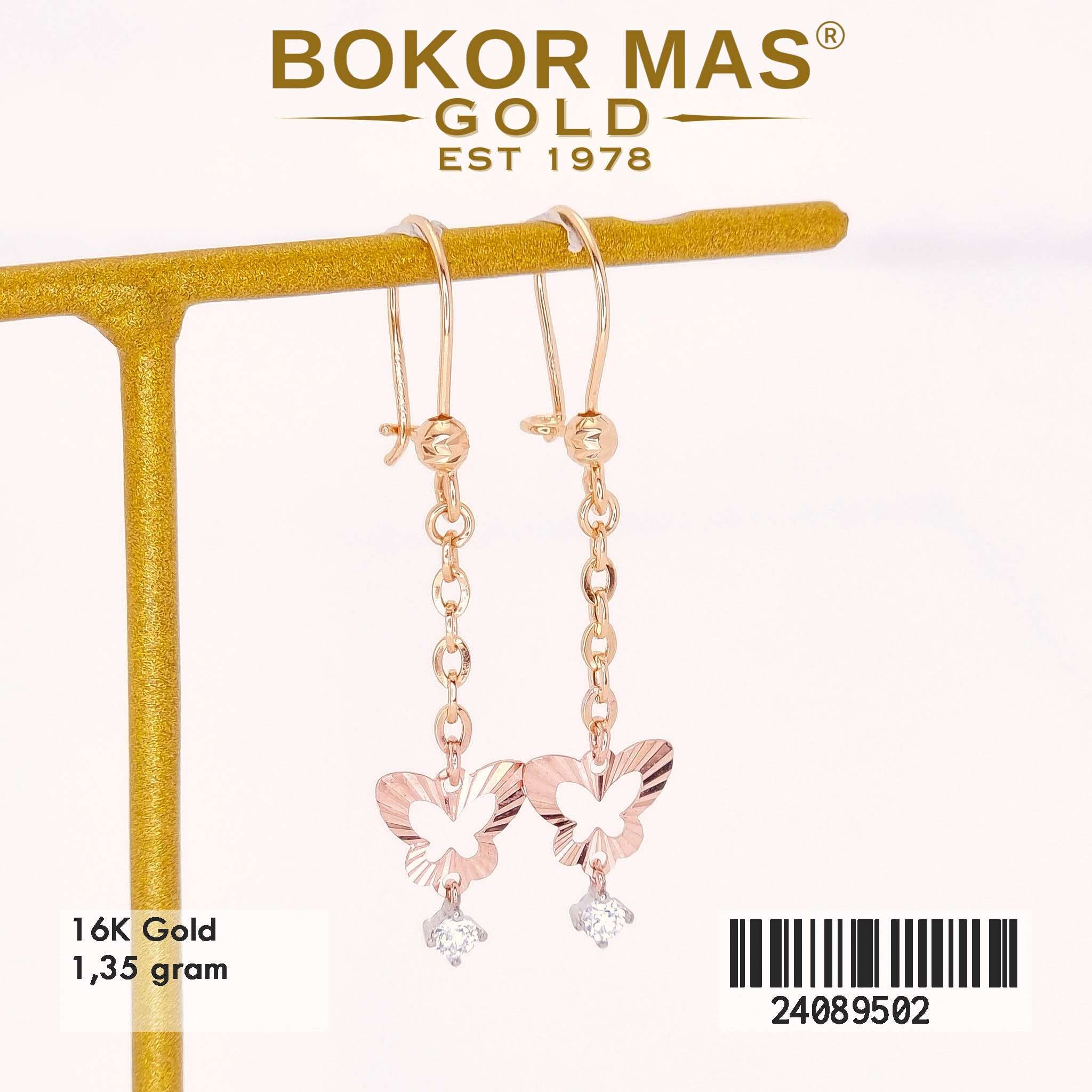 Anting Desi Gantung Variasi Kupu 3D - 24089502 - 16K