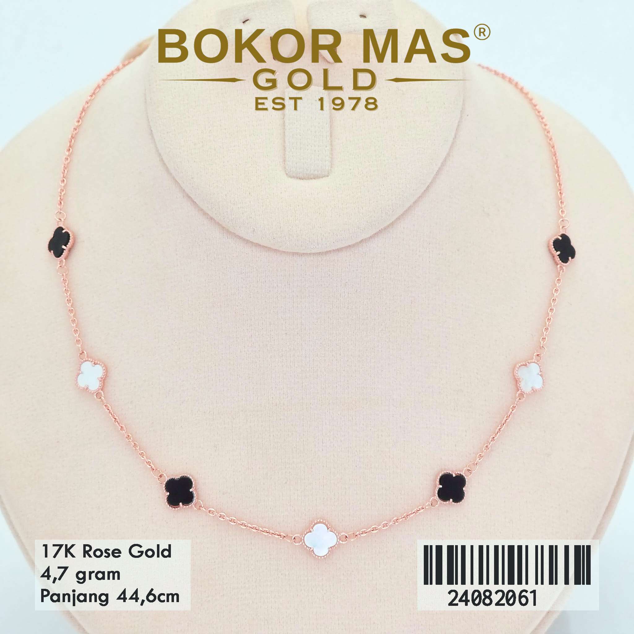 Kalung Clover Variasi Permata - 24082061 - 17K