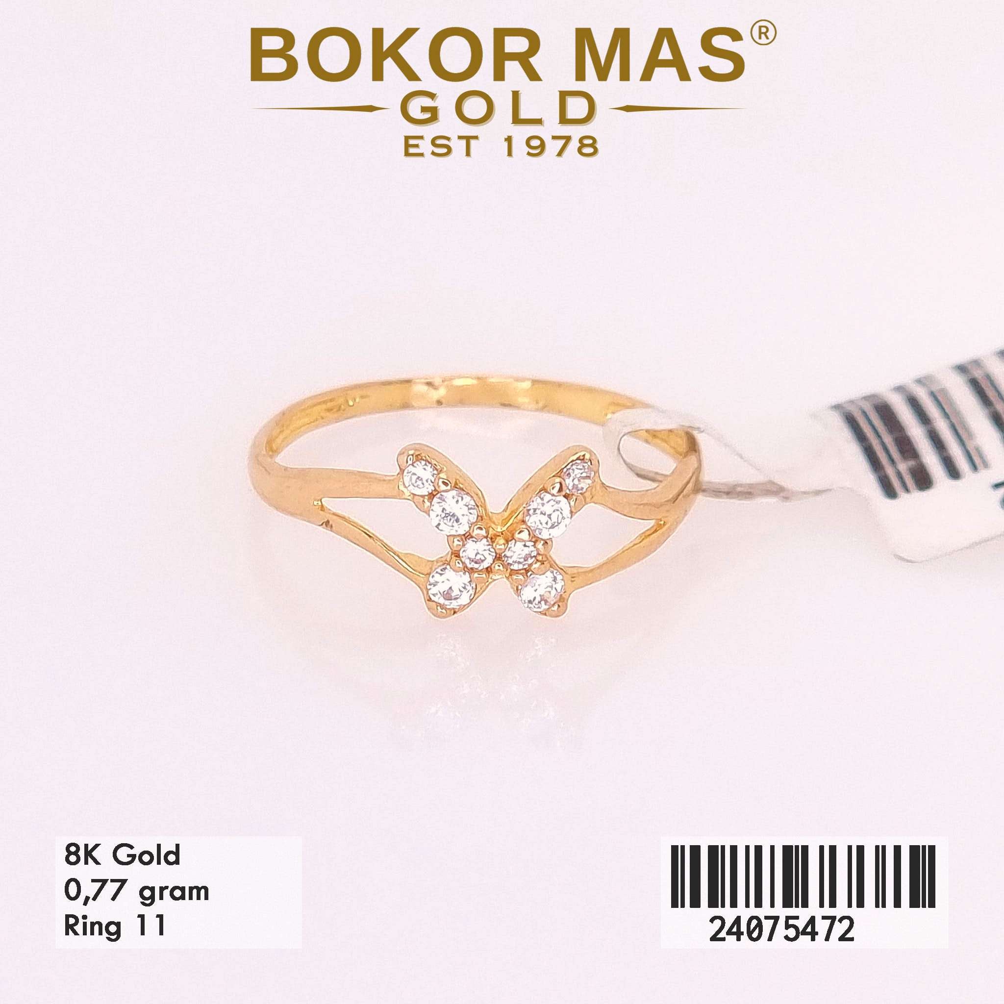 Cincin Variasi Kupu-kupu - 24075472 - 8K