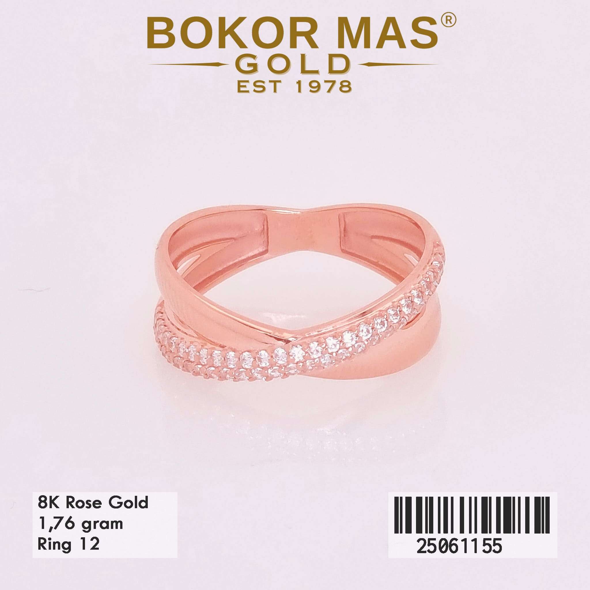 Cincin Emas Variasi Permata - 25061155 - 8K