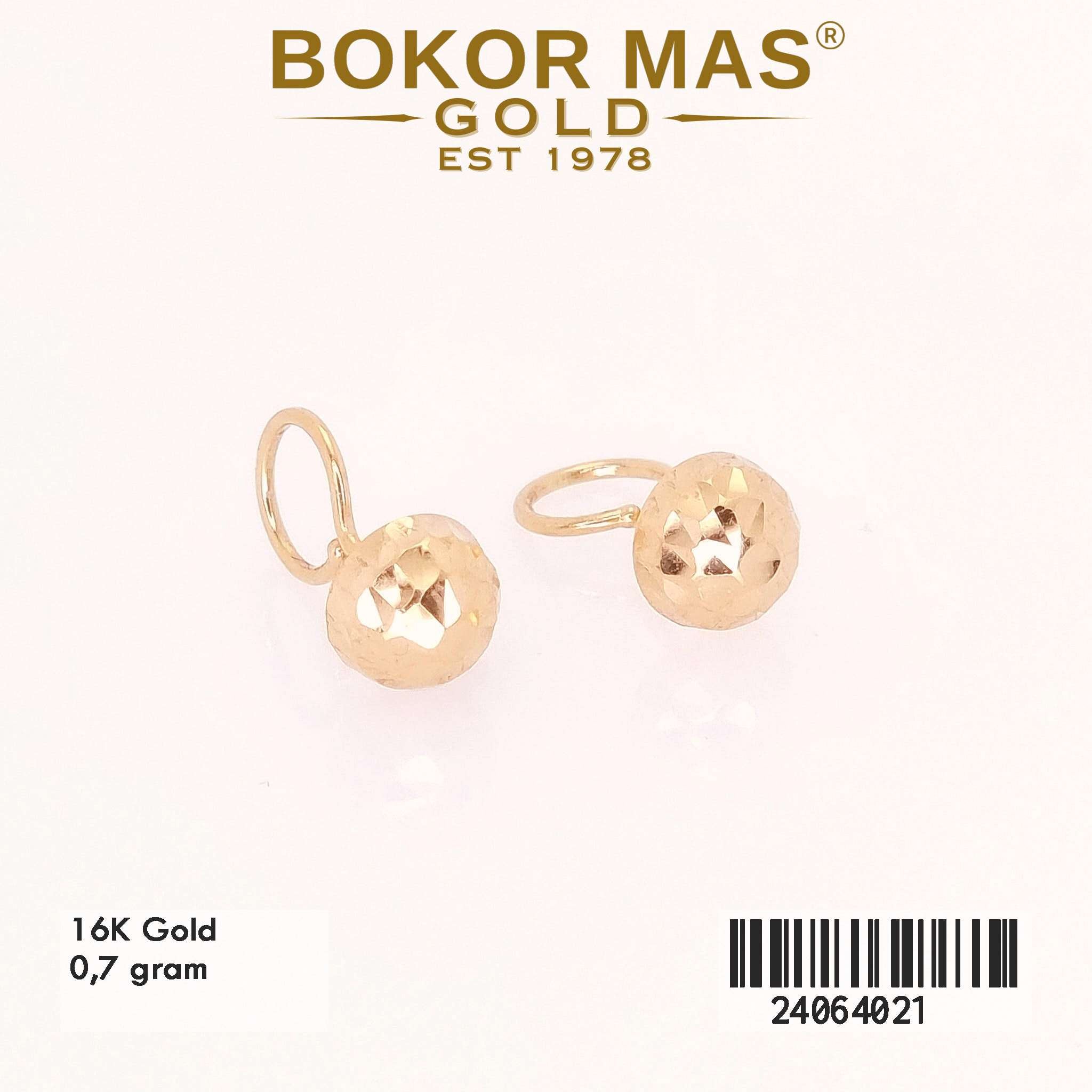 Anting Toge Variasi Tanpa Permata - 24064021 - 16K
