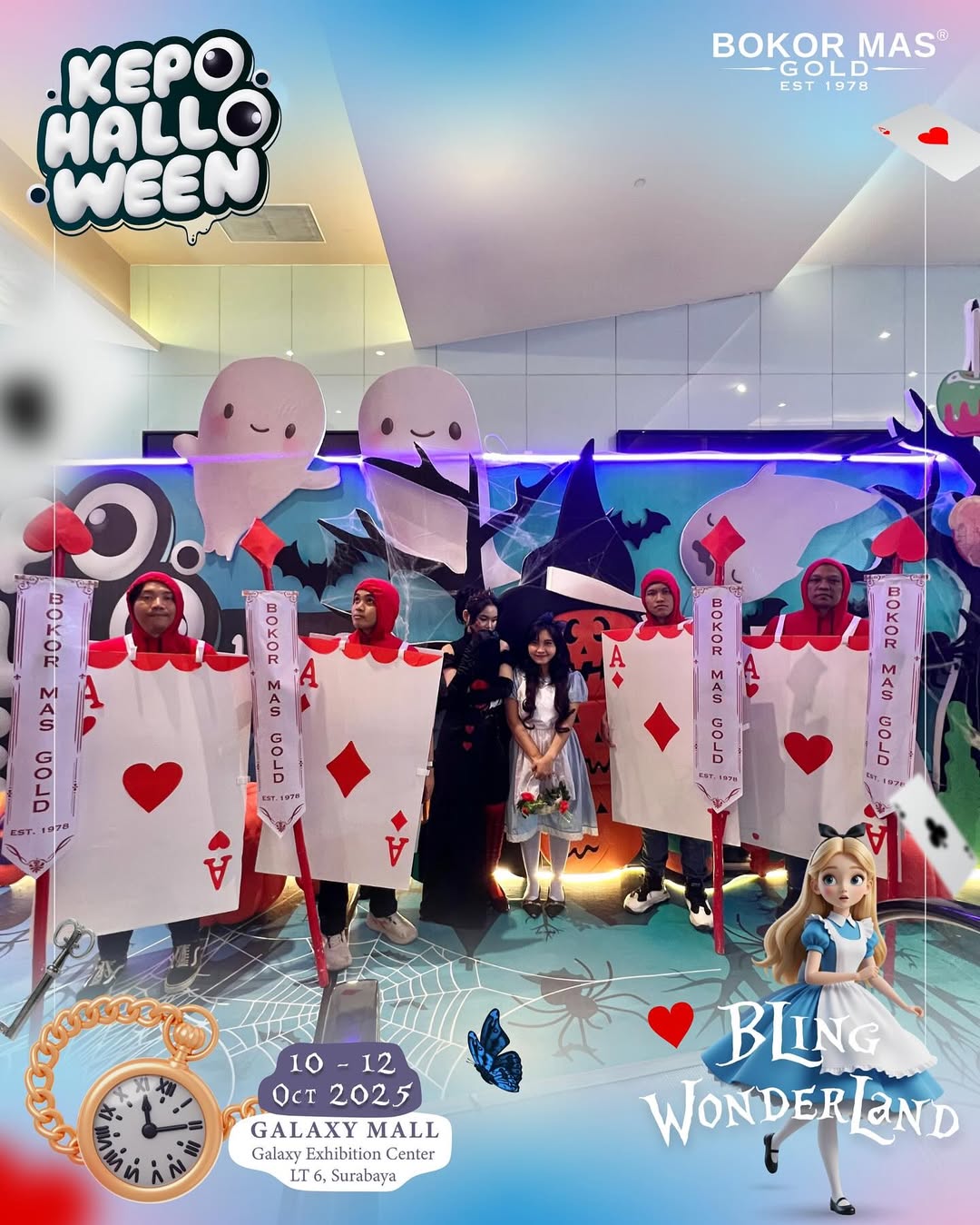 Kilau 'Bling Wonderland' : Partisipasi Spektakuler Bokor Mas Gold di Kepo Halloween 2025 Galaxy Mall!