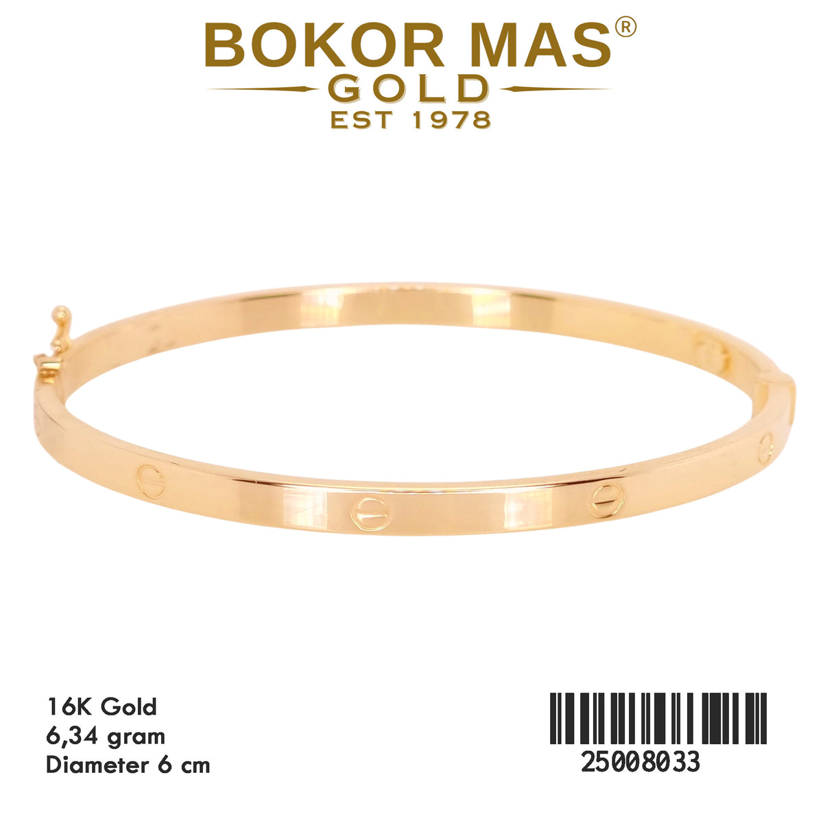 Gelang Kaku Variasi CTR - 25008033 - 16K