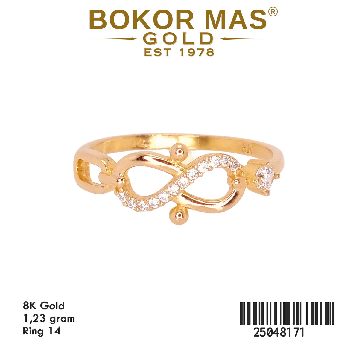 Cincin Emas Variasi Invinite - 25048171 - 8K