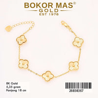 Gelang Rantai Variasi Bunga Alhambra - 26030367 - 8K