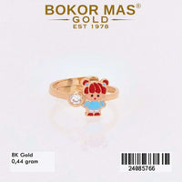 Cincin Emas  Anak Blue Cute - 24085766 - 8K