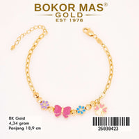 Gelang Rantai Variasi Mainan Bunga - 26030423 - 8K