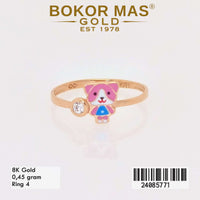 Cincin  Emas Anak Dogpink - 24085771 - 8K