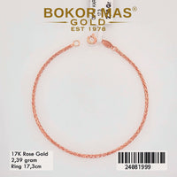 Gelang  Emas Rantai Variasi - 24081999 - 17K