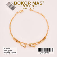 Gelang Emas  Rantai Variasi Model Tiff - 24042602 - 8K