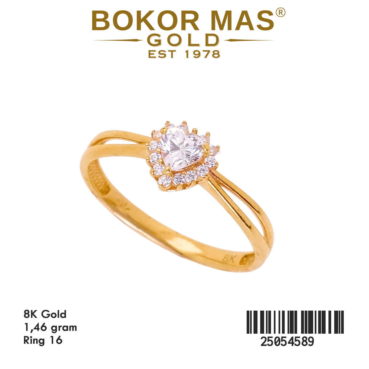 Cincin Varias Permata Hati - 25054589 - 8K