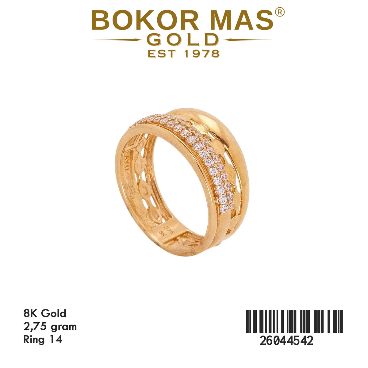 Cincin Variasi Permata -  26044542 - 8K