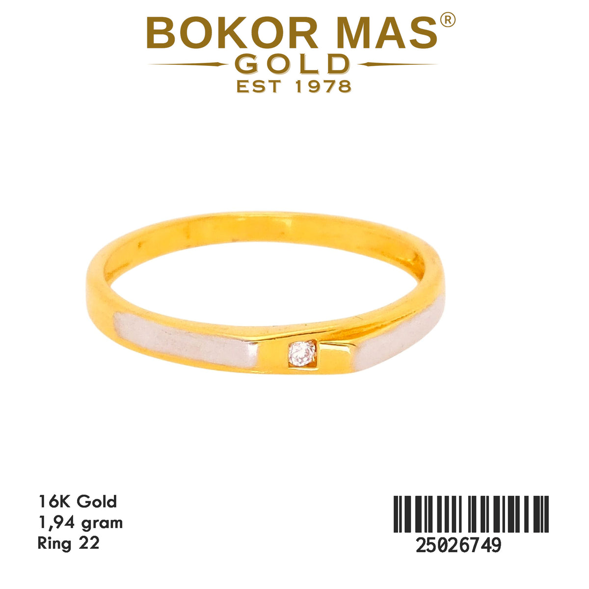 Cincin Nikah Permata - 25026749 16K