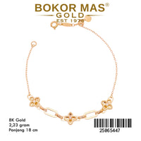 Gelang Rantai Siem Serut Bunga - 25065447 - 8K