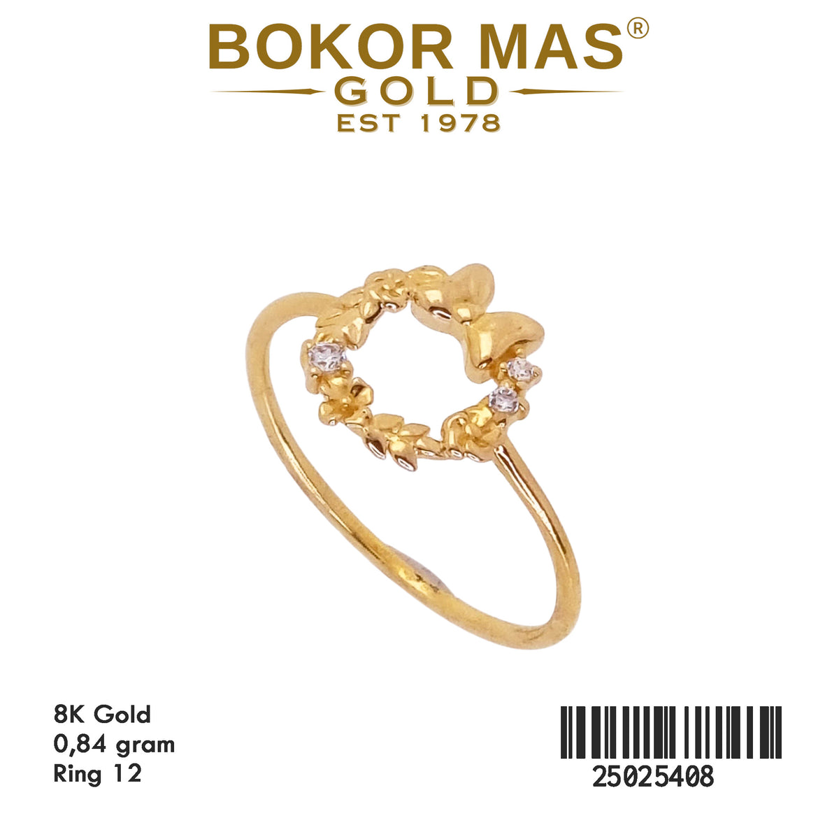 Cincin Model Permata - 25025408 - 8K