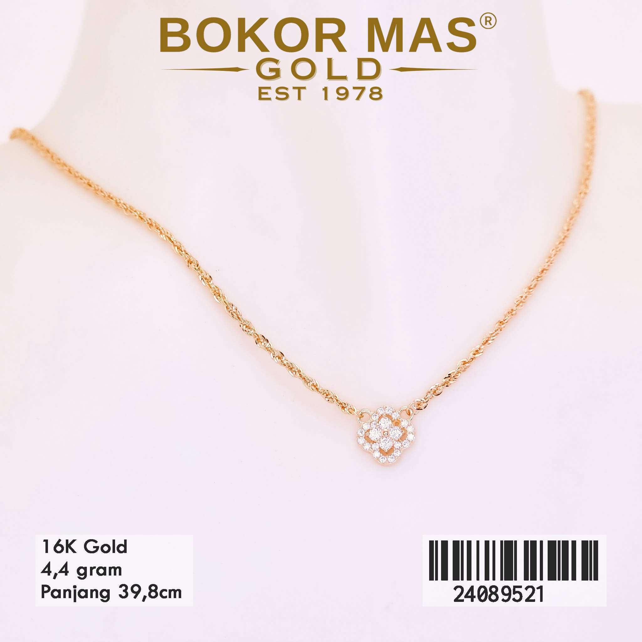 Kalung Korea Variasi Bunga - 24089521 - 16K