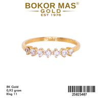 Cincin Listring Permata - 25025407 - 8K