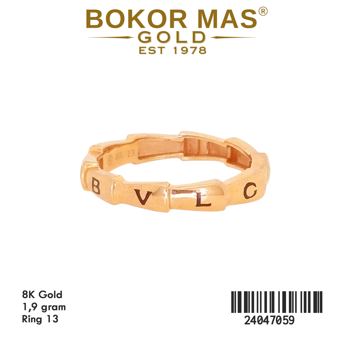 Cincin Model Bvlgr - 24047059 - 8K