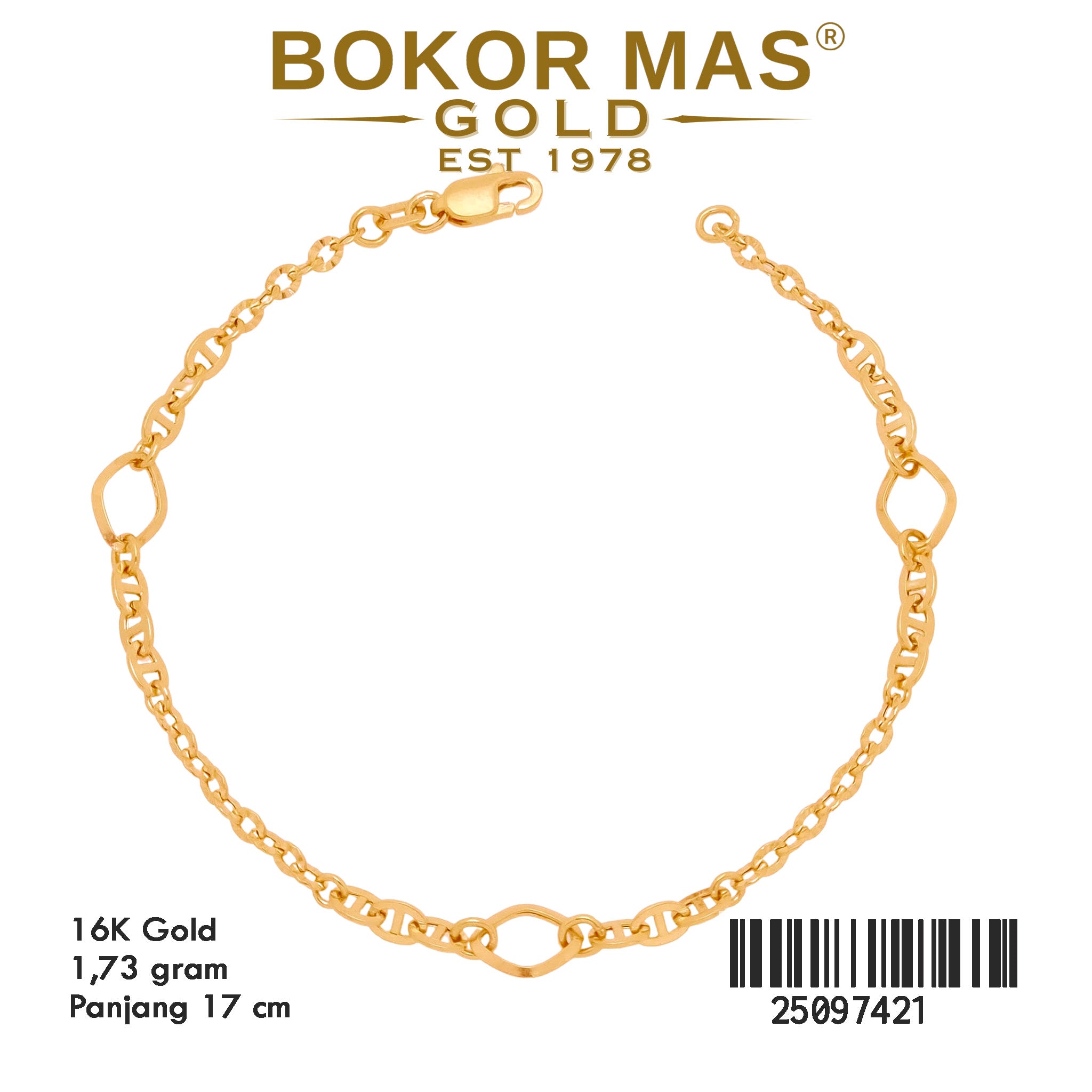 Gelang Rantai Variasi - 25097421 - 16K