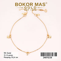 Gelang Emas Rantai Variasi Mainan - 24076238 - 9K