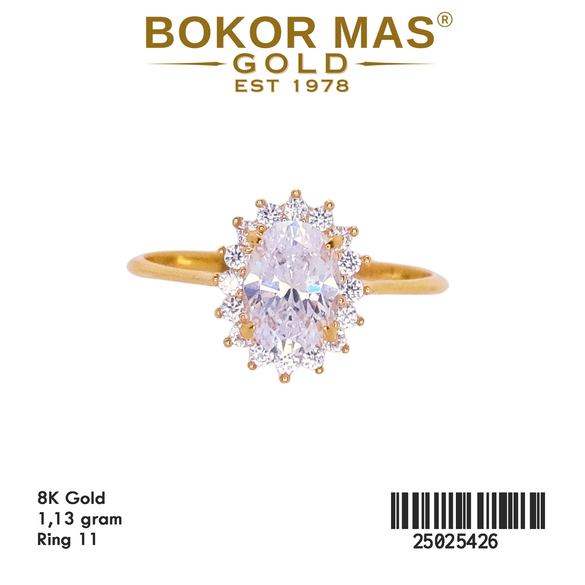 Cincin Model Sunny 25025426 - 8K