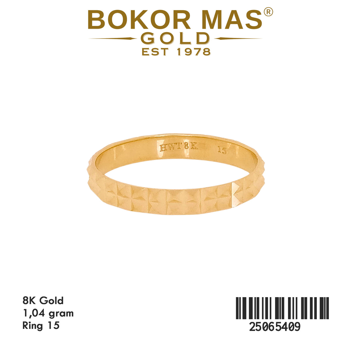 Cincin Model Polos - 25065409 - 8K