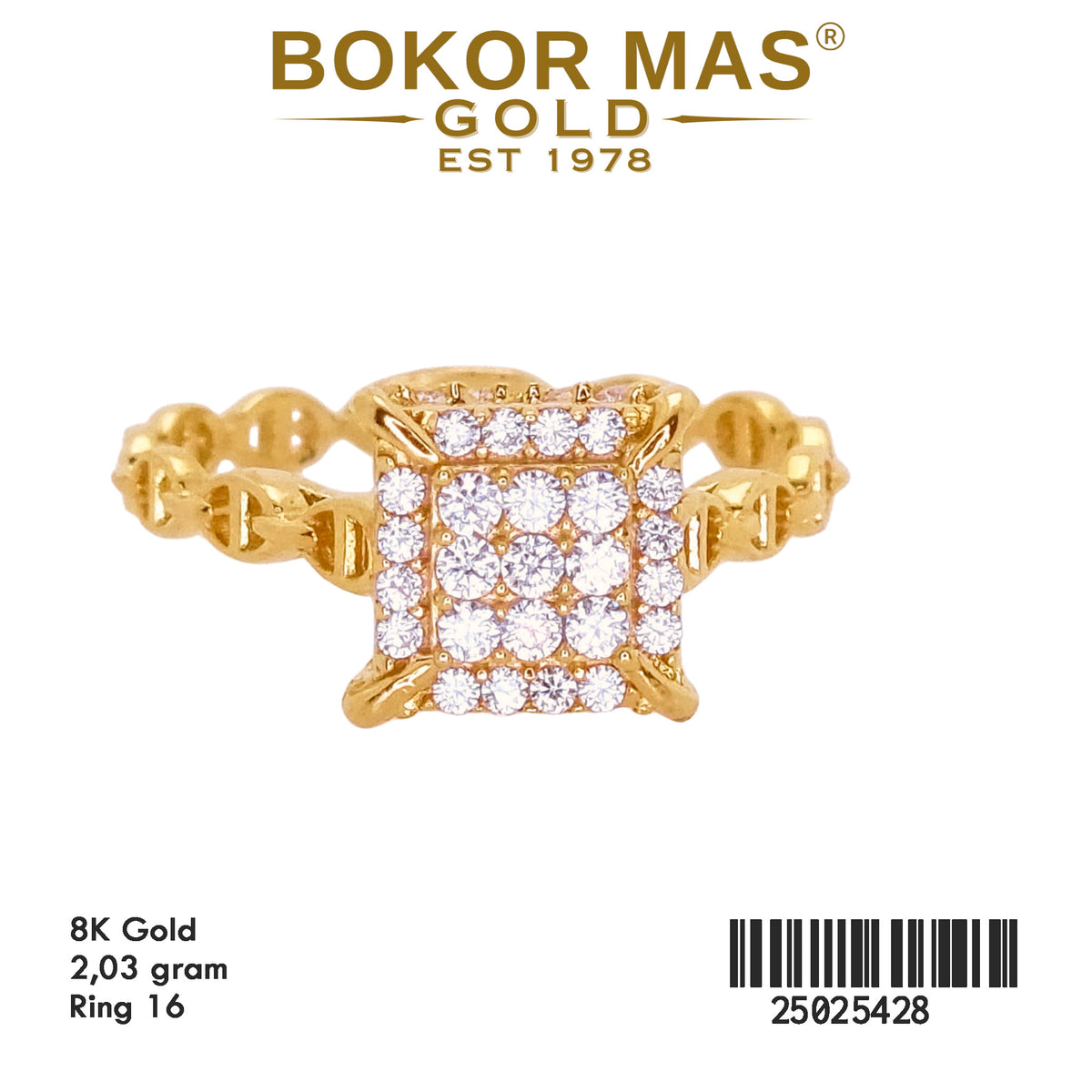 Cincin Model Permata - 25025428 - 8K