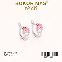 Anting Emas Anak Klip Variasi Boneka - 24051962 - 8K