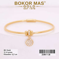 Gelang Emas Kaku Variasi Pandora Permata - 25061138 - 8K