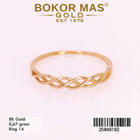 Cincin Emas Variasi Tanpa Permata - 25048182 - 8K