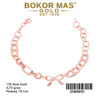 Gelang Rantai Variasi Pita - 25008092 - 17K