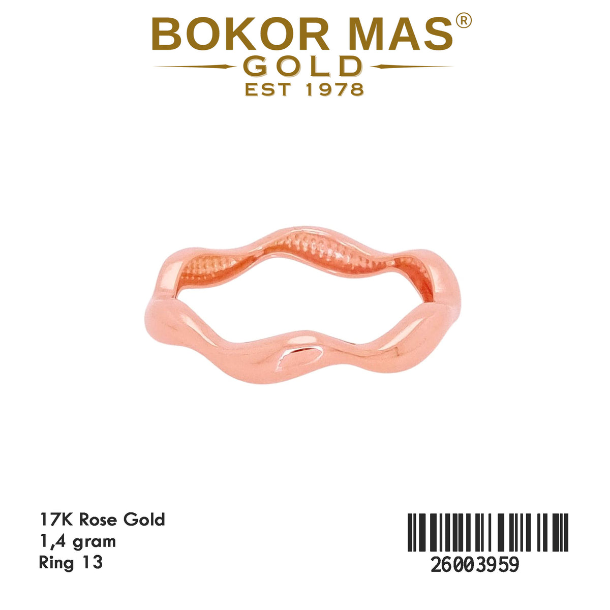 Cincin Variasi Wave -  26003959 - 17K