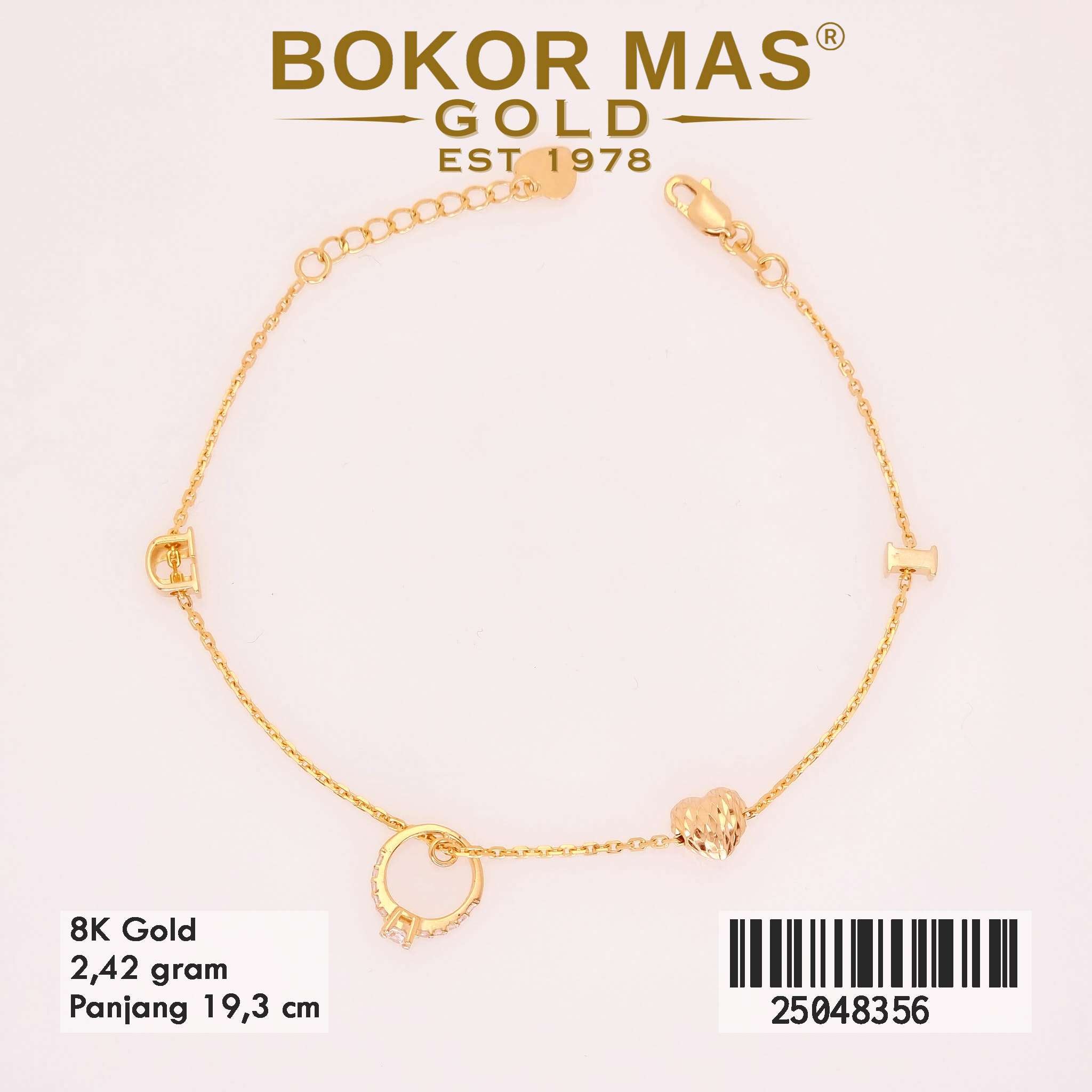 Gelang Rantai Hati - 25048356 - 8K
