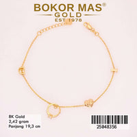 Gelang Emas Rantai Hati - 25048356 - 8K