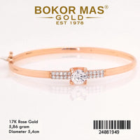 Gelang Emas  Bangkok Variasi Permata - 24081949 - 17K