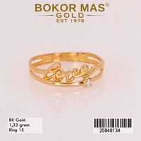 Cincin Emas Love - 25048134 - 8K
