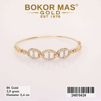 Gelang Emas  Bangkok Variasi Permata - 24076424 - 8K
