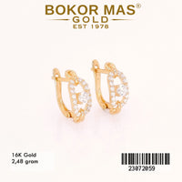 Anting Klip Variasi Permata - 23072059 - 16K