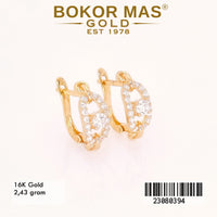Anting klip variasi Permata - 23080394 - 16K