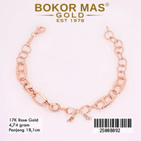 Gelang Rantai Variasi Pita - 25008092 - 17K