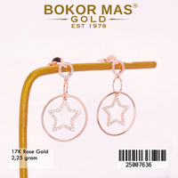 Anting Tusuk Juntai Model Bintang - 25007636 - 17K